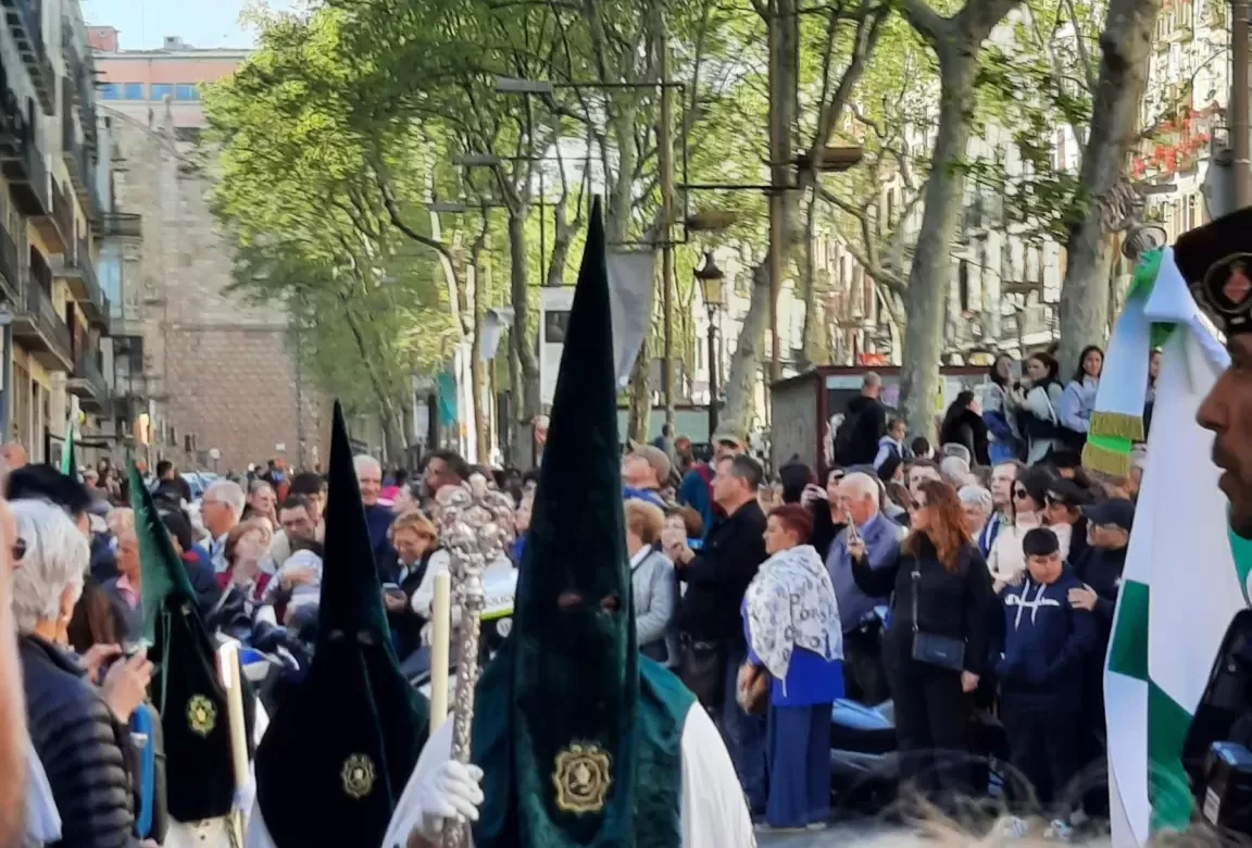 Easter procession in Barcelona